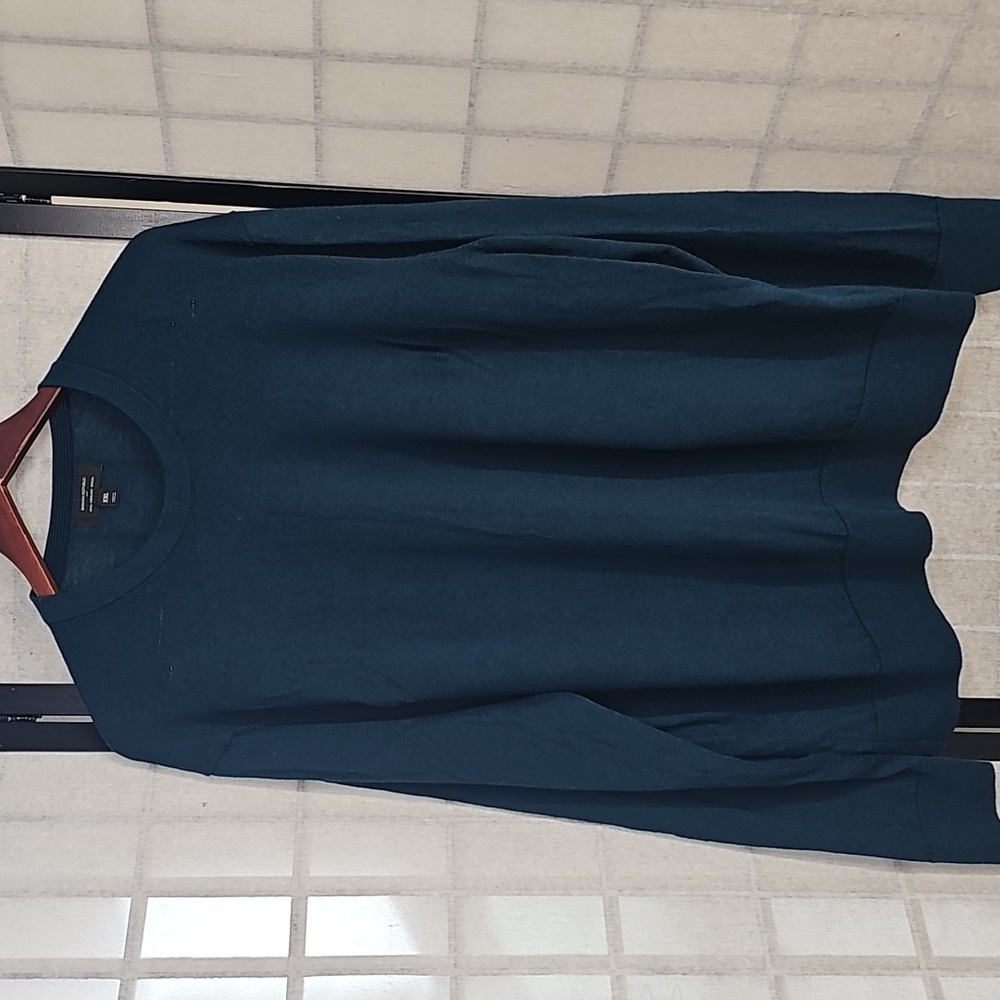 Banana Republic Blue Merino Wool Crew-neck Sweater Size XXL